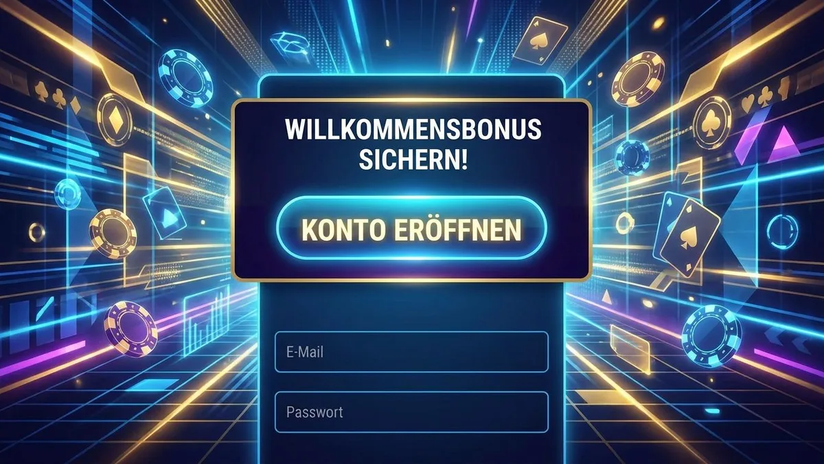 Registrierung mit Bonus